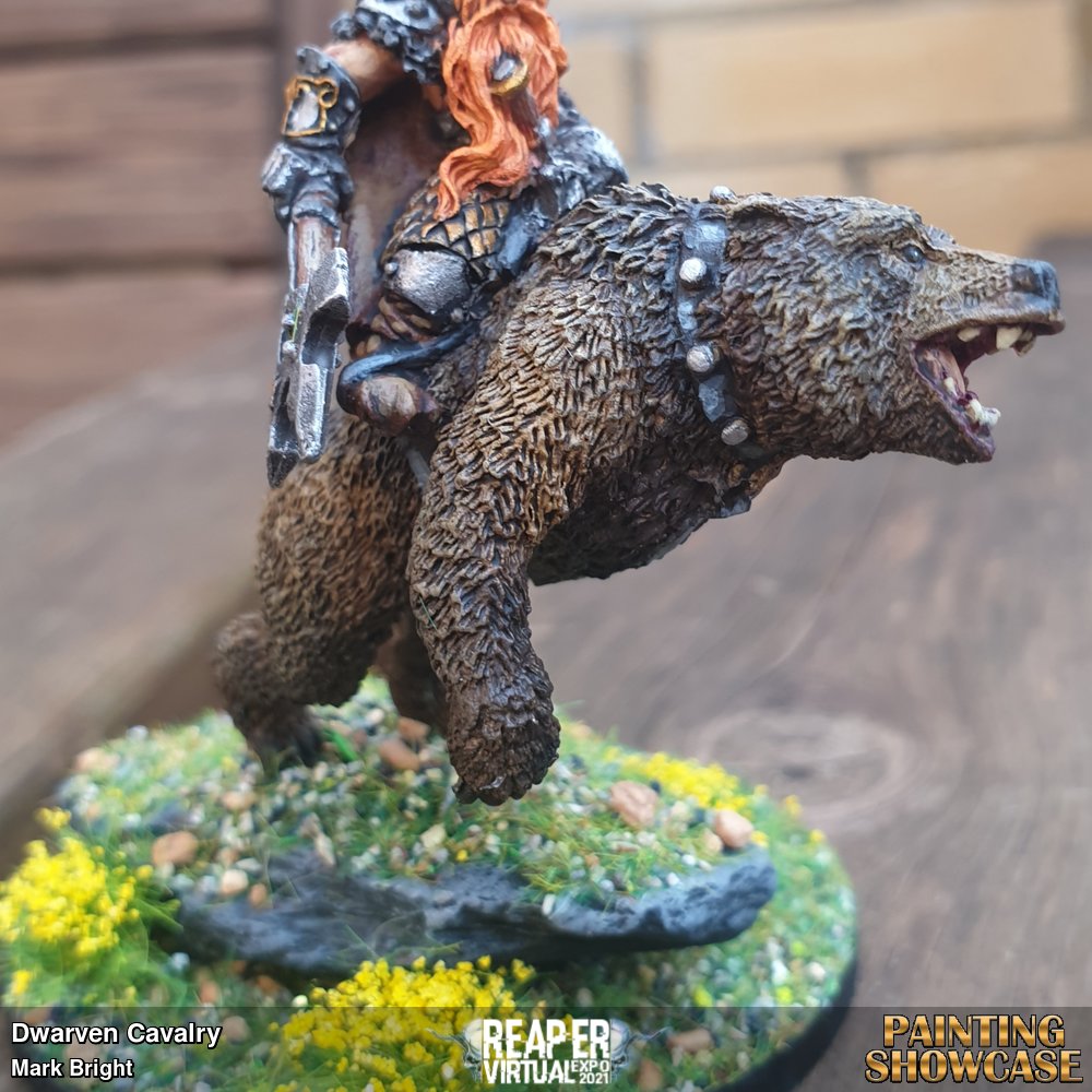 I decided I wanted to build a Ginger Bearded Dwarven Clan.  As soon as I saw this model I just had to get and paint and be the first in the Clan..