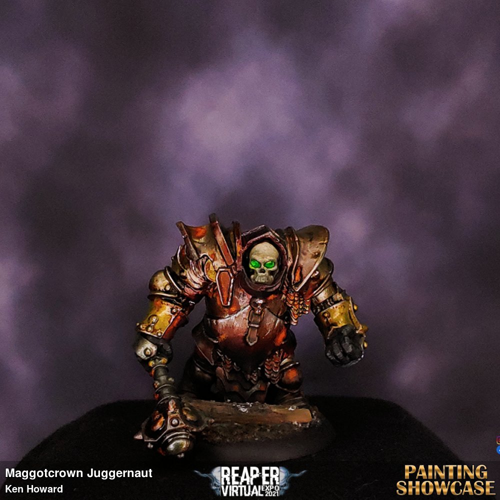 This long-dead member of the Maggotcrown wears his ancient armor, burnt from the fireball that killed him, rusting with age.  He seeks revenge in the form of Reaper gift cards!  Beward!