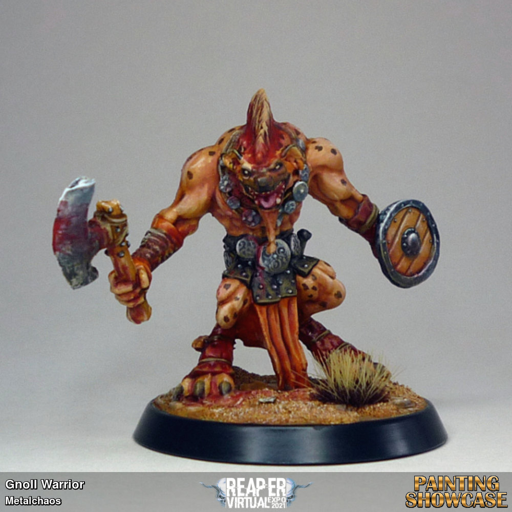 Reaper Miniatures 77388, Gnoll Warrior sculpted by Bobby Jackson