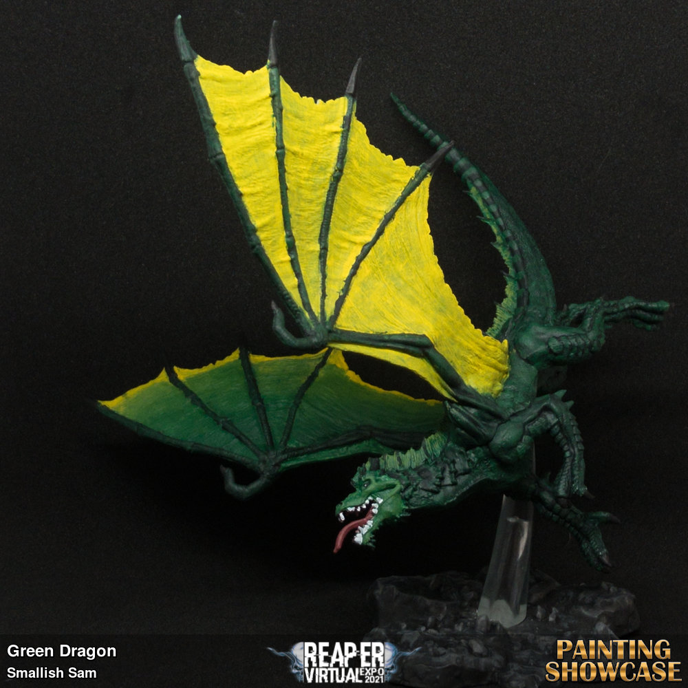 Wizkids Green Dragon... lots of firsts in this paint job!