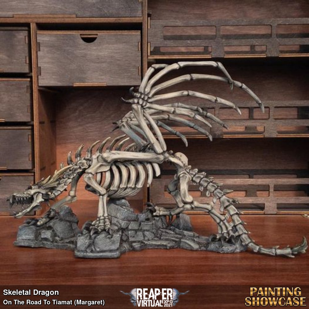 The bones 4 Skeletal Dragon. One of my favorite things that I've painted and so proud of how the layering came out on the bone!