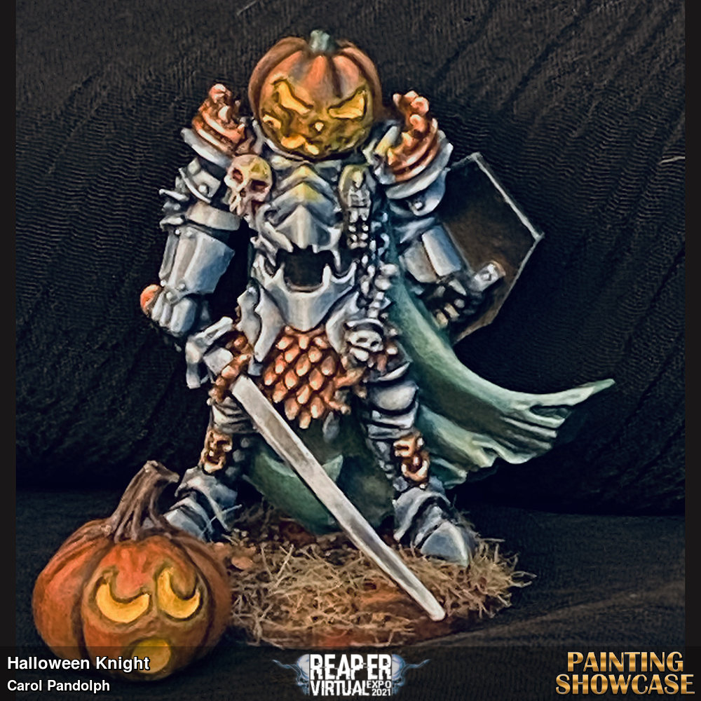 Reaper's Halloween Knight done completely in NMM and with a touch of OSL.